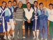 felnött pbt csapatunk Madaras Takács Felföldy Imre Grúber Gyula és Kopetka Béla edző
